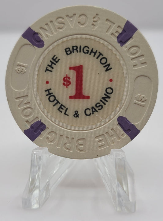 The Brighton Hotel Casino Atlantic City NJ $1 Chip