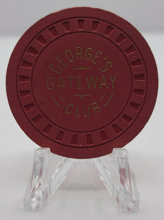 George's Gateway Club Lake Tahoe NV 1952 $5 Chip N5082