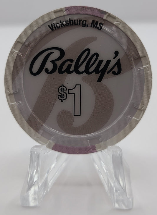 Bally's Casino  Vicksburg MS $1 Chip