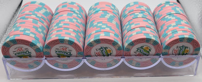 Dunes Casino Las Vegas NV $.25 Commemorative Tribute Chips Rack of 100