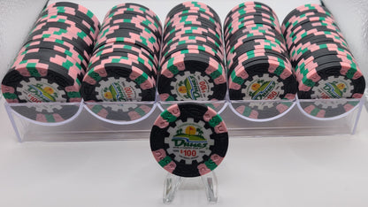 Dunes Casino Las Vegas NV $100 Commemorative Tribute Chips Rack of 100