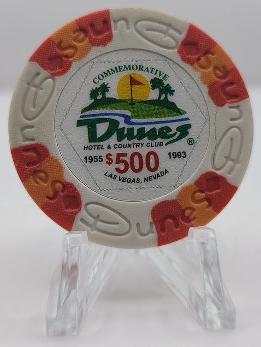 Dunes Casino Las Vegas NV $500 Commemorative Tribute Chip