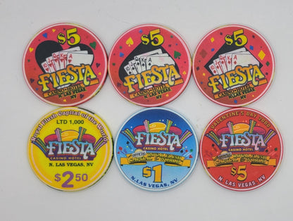 Fiesta Rancho Casino N.Las Vegas NV 6 Cip Bundle