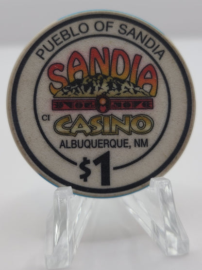 Sandia Resort Casino Albuquerque NM $1 Chip