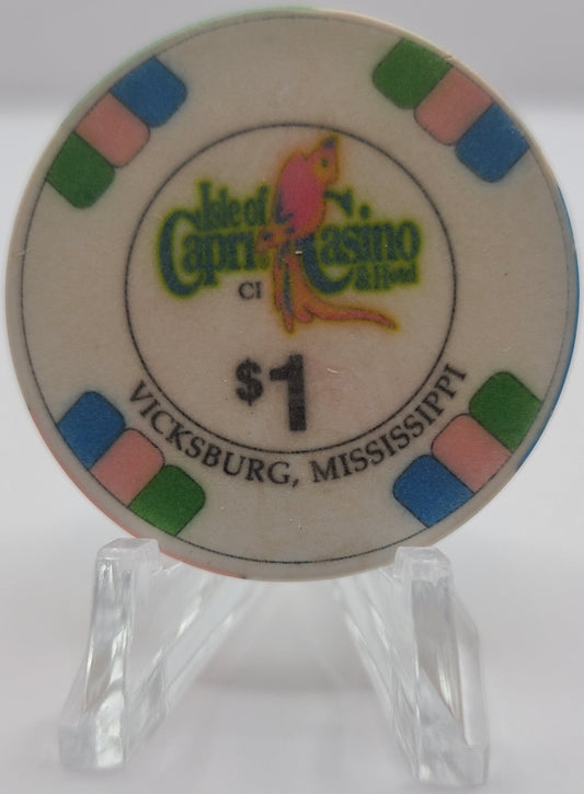 Isle of Capri Casino Vicksburg MS $1 Chip