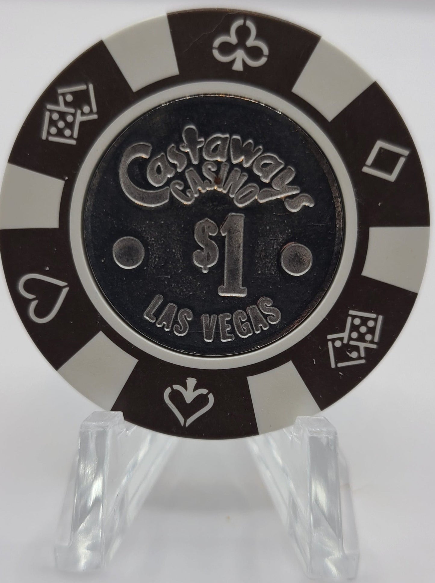 Castaways Casino Las Vegas NV Coin Insert $1 Chip N0892.S