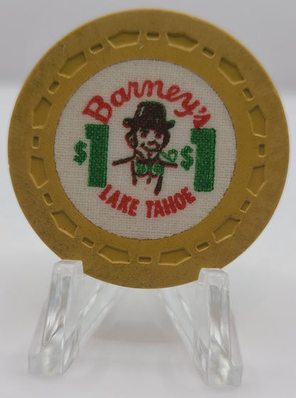 Barney's Casino Lake Tahoe NV $1 Chip 1963 V2067