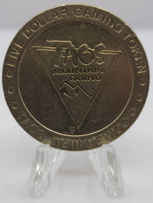 Taos Mountain Casino Taos NM $5 Gaming Token