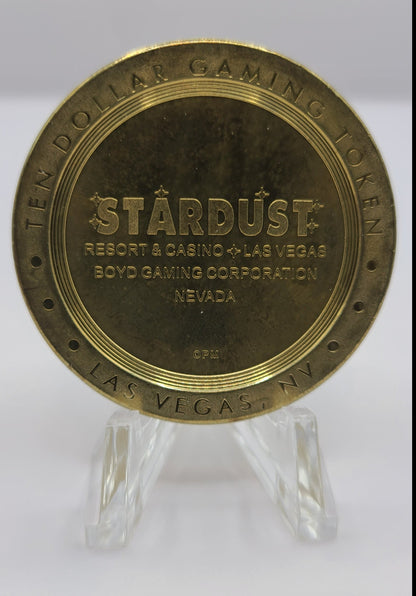 Stardust Hotel Casino Las Vegas NV 1998 $10 Gaming Token