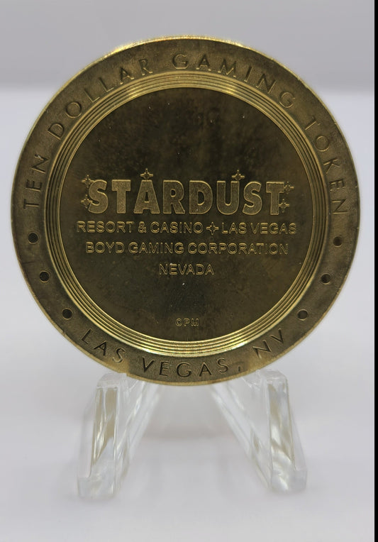 Stardust Hotel Casino Las Vegas NV 1998 $10 Gaming Token