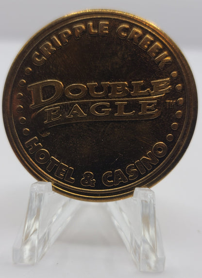 Double Eagle Hotel Casino Cripple Creek CO "1st Anniversary Birthday 1997" Token