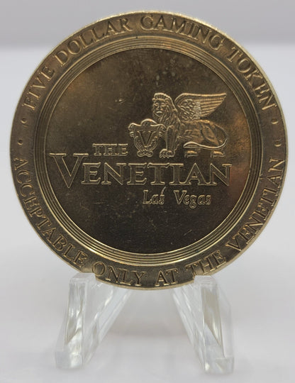 The Venetian Casino Las Vegas NV 1999 $5 Gaming Token