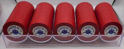 Treasure Island Casino Las Vegas NV Rack of 100 Roulette Chips