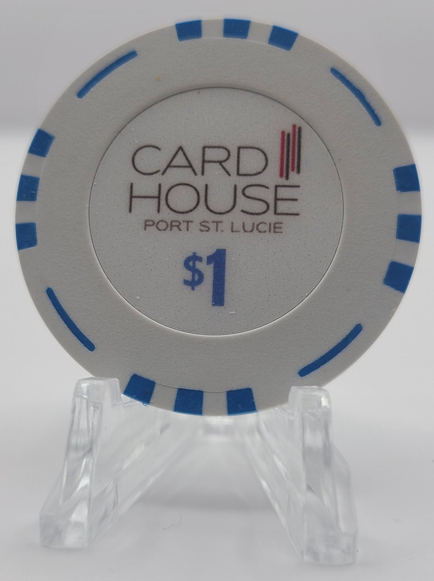 Card House Card Room Port St. Lucie Florida $1 Chip