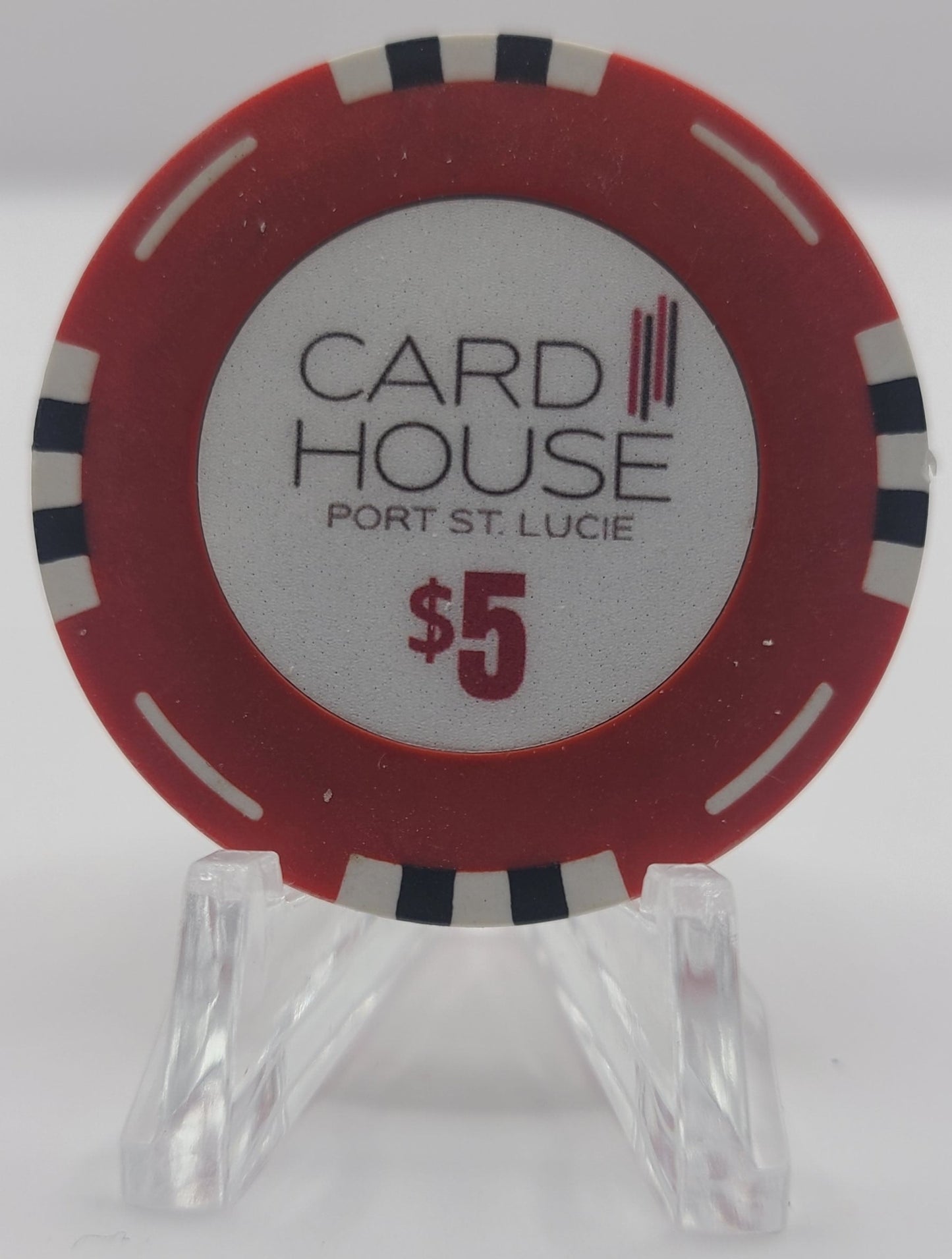 Card House Card Room Port St. Lucie Florida $5 Chip