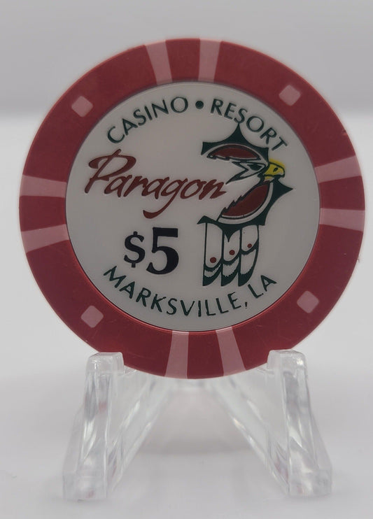 Paragon Casino Marksville Louisiana $5 Chip