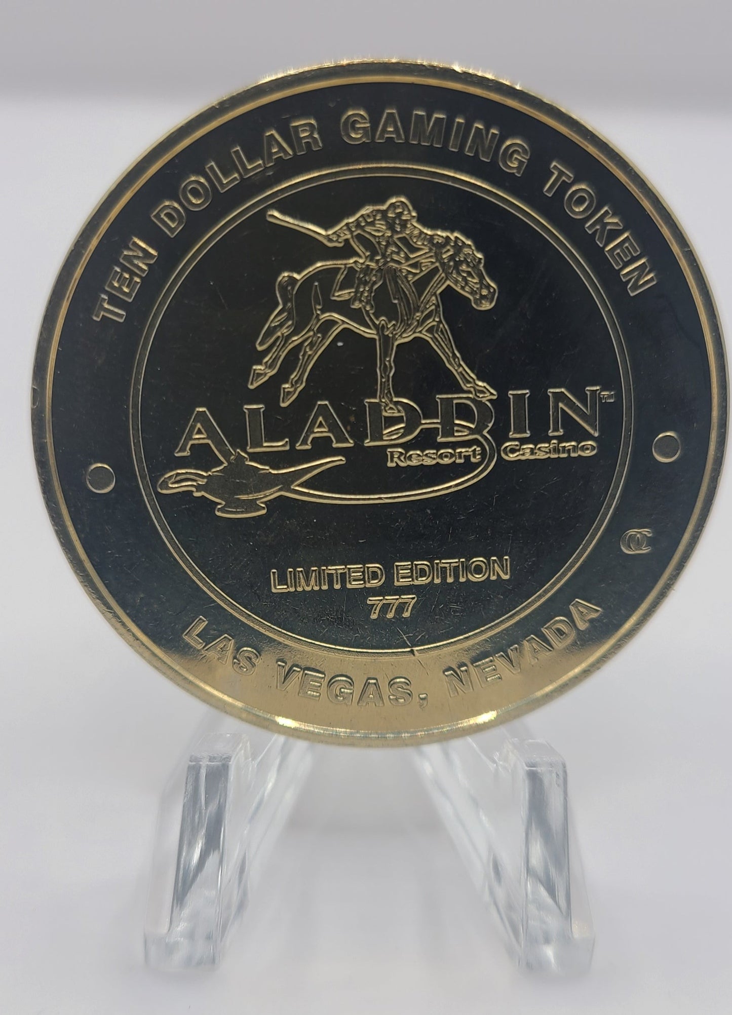 Aladdin Casino Las Vegas NV “Derby Day 2002”$5 Gaming Token