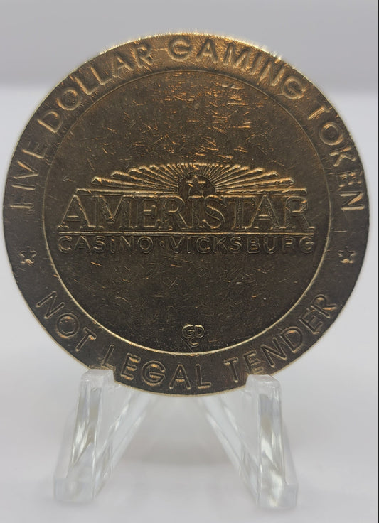 Ameristar Casino Vicksburg MS $5 Gaming Token