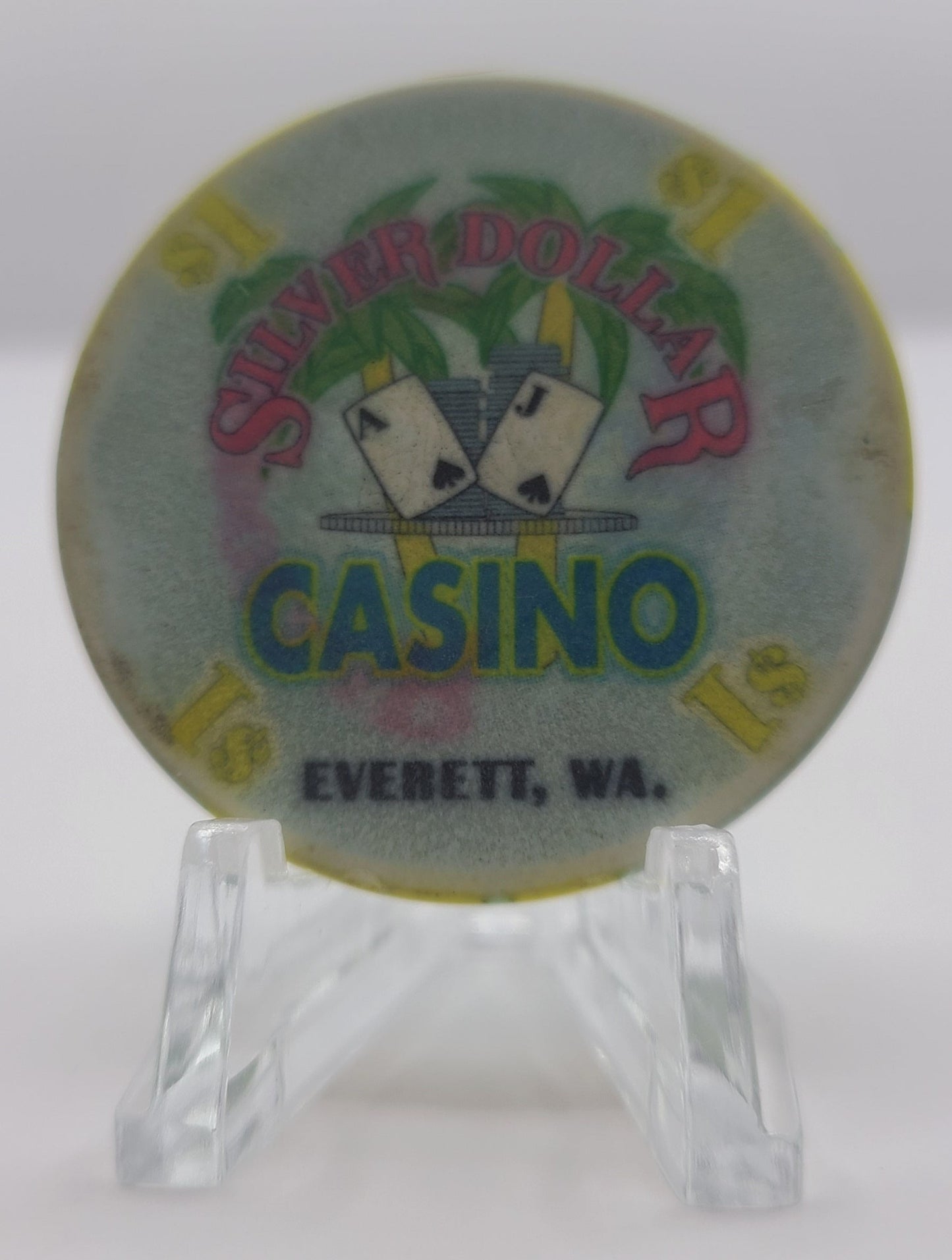 Silver Dollar Casino Everett Washington $1 Chip