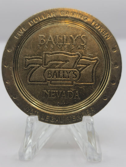 Bally’s Hotel Casino Las Vegas NV $5 Gaming Token