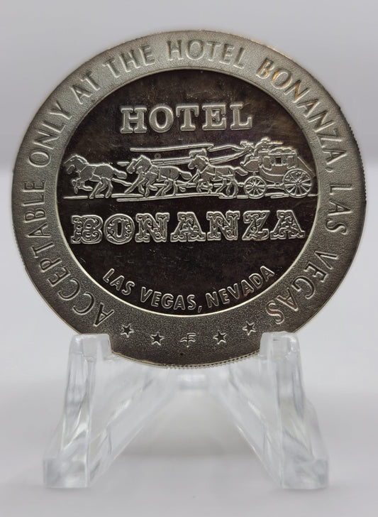 Bonanza Hotel Casino Las Vegas NV 1967 $2 Gaming Token