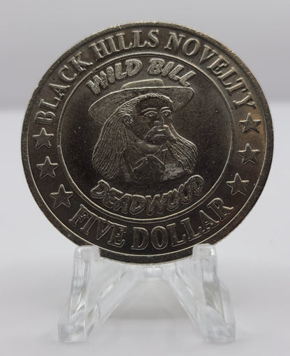 Black Hills Novelty Deadwood SD $5 Gaming Token