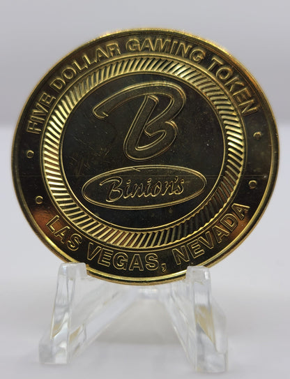 Binion’s Casino Las Vegas NV $5 Gaming Token