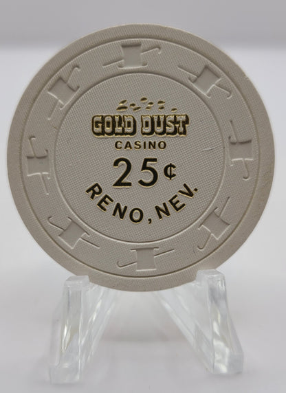 Gold Dust Casino Reno Nevada $.25 Chip N5085