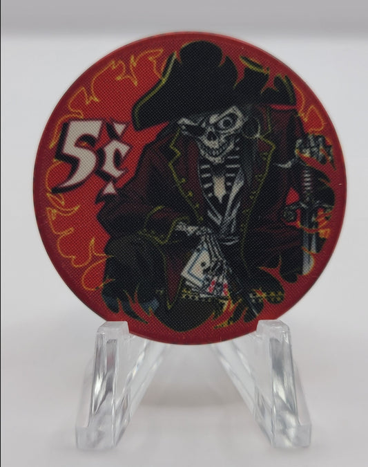 Pirate Skelton Fantasy $.05 Chips , 20 Chip Bundle