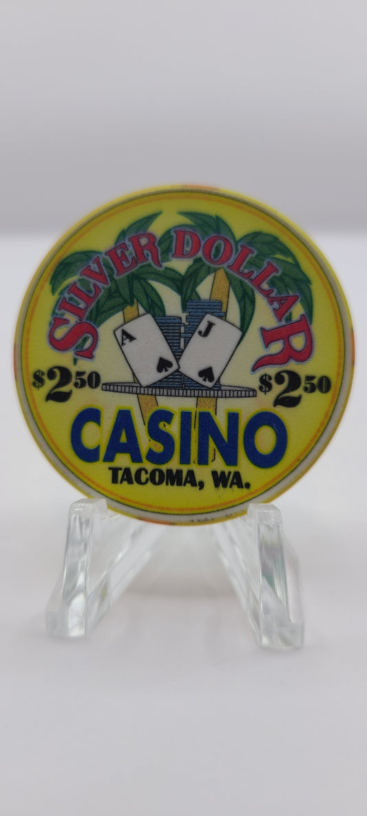 Silver Dollar Casino Tacoma Washington $2.50 Chip