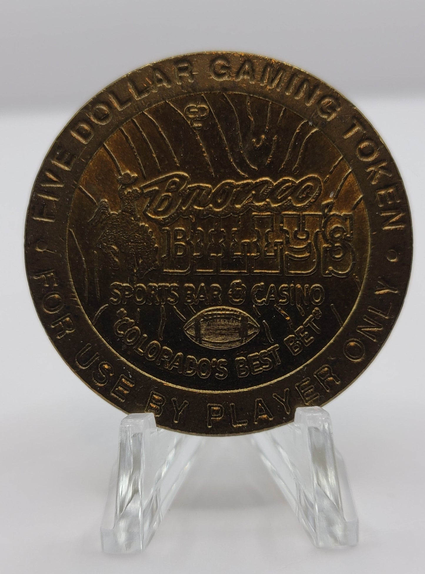 Bronco Billy’s Black Hawk CO $5 Gaming Token