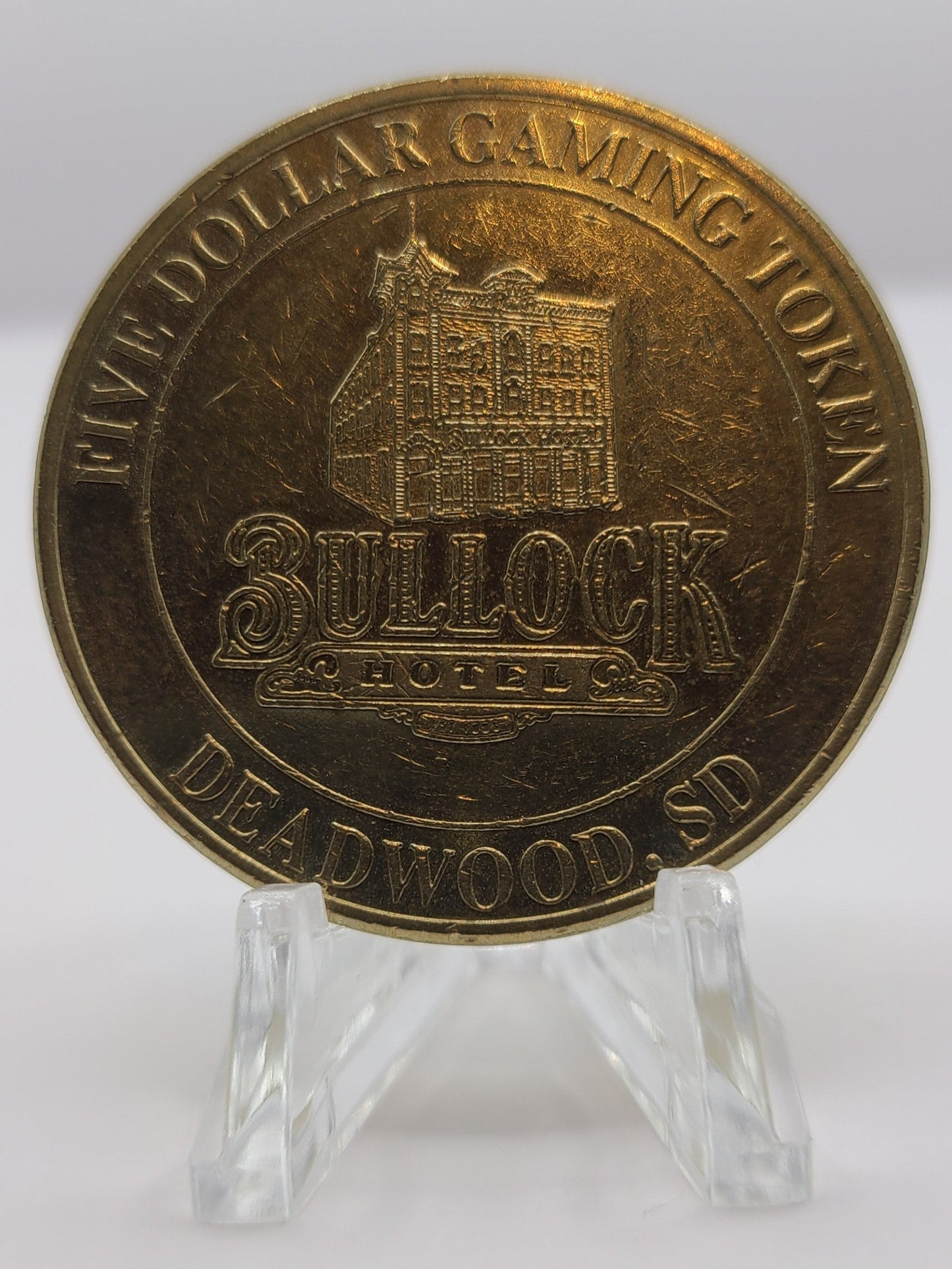 Bullock Hotel Deadwood SD $5 Gaming Token