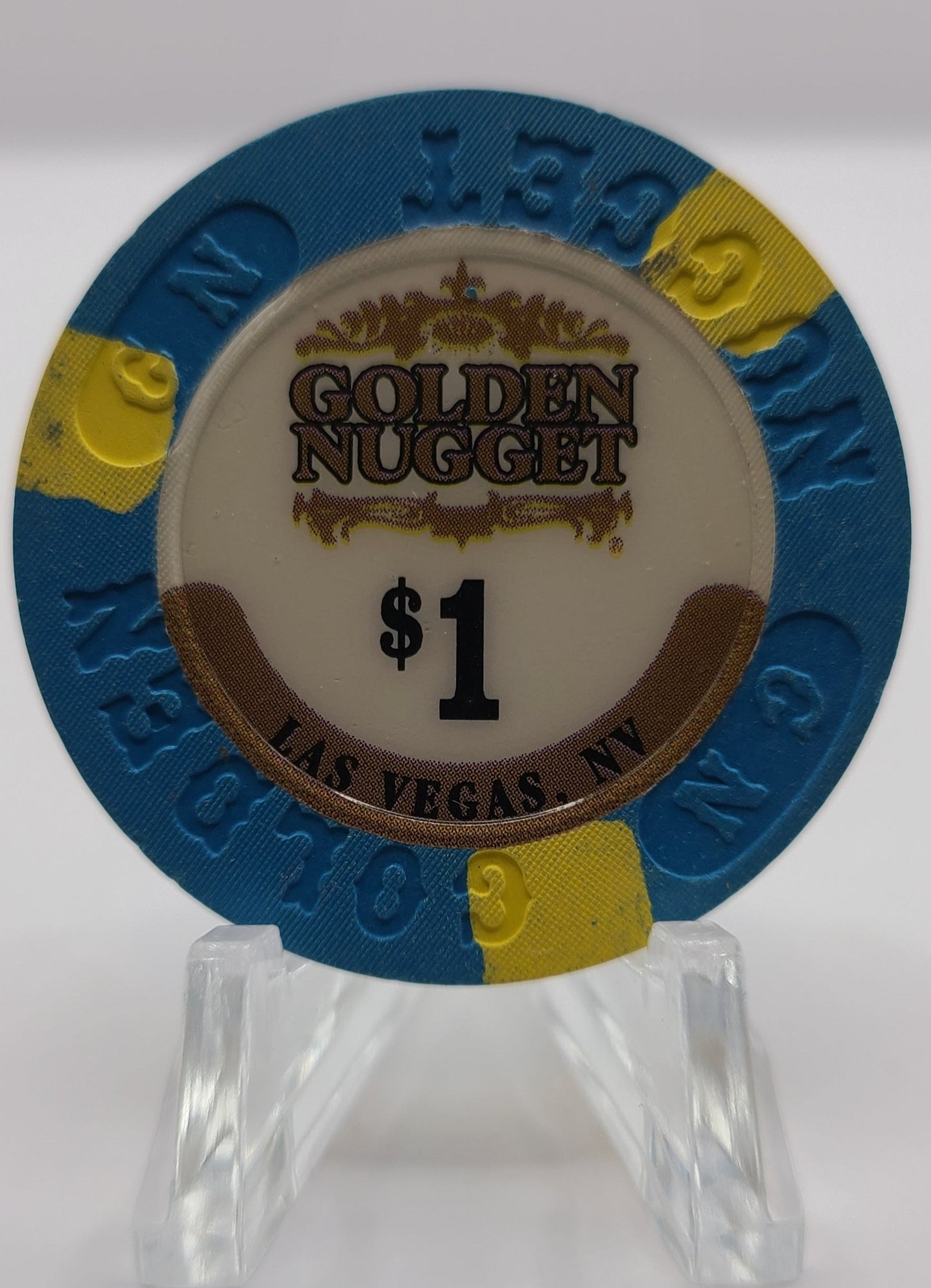 Golden Nugget Casino Las Vegas NV $1 Chip N4367