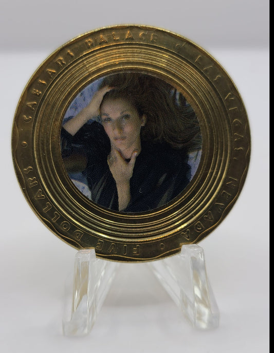 Caesars Palace NV 2003 "Celine Dion" $5 Gaming Token