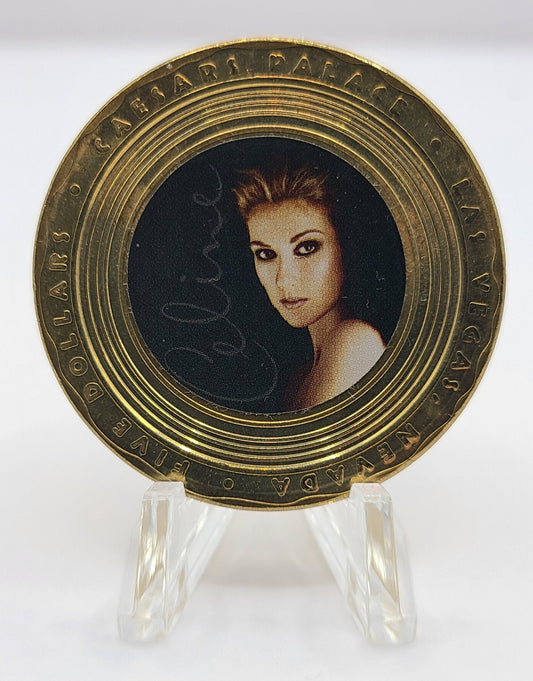 Caesars Palace NV 2003 "Celine Dion" $5 Gaming Token