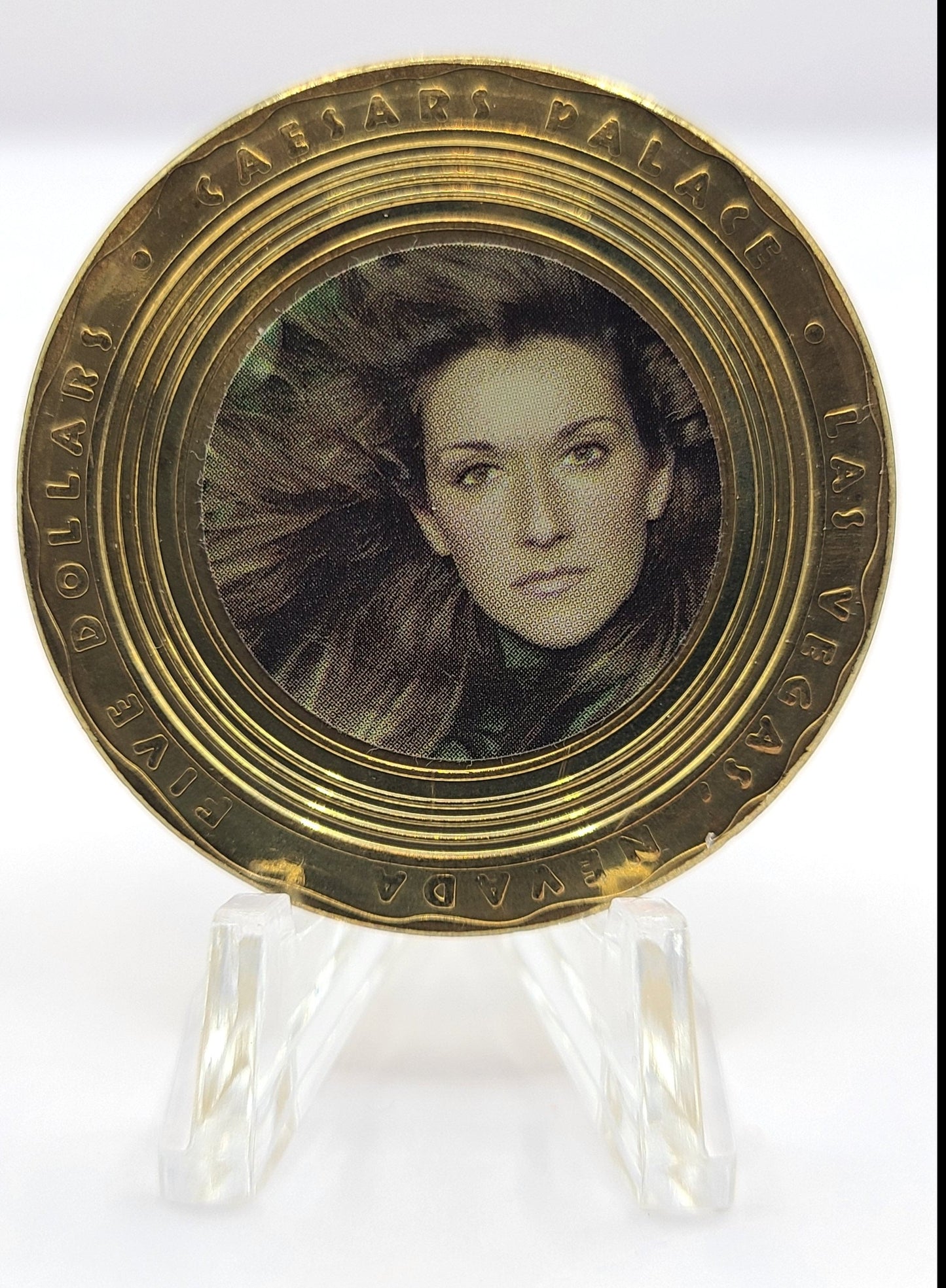 Caesars Palace NV 2003 "Celine Dion " $5 Gaming Token