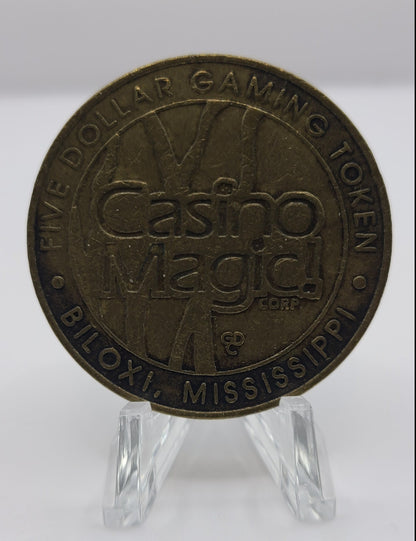 Casino Magic Biloxi MS $5 Gaming Token