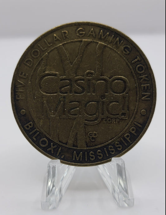 Casino Magic Biloxi MS $5 Gaming Token