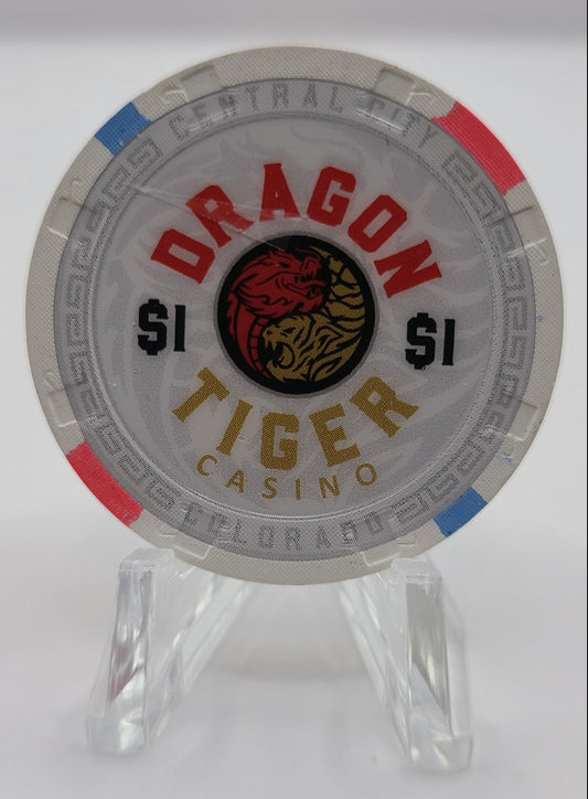 Dragon Tiger Casino Central City CO $1 Chip