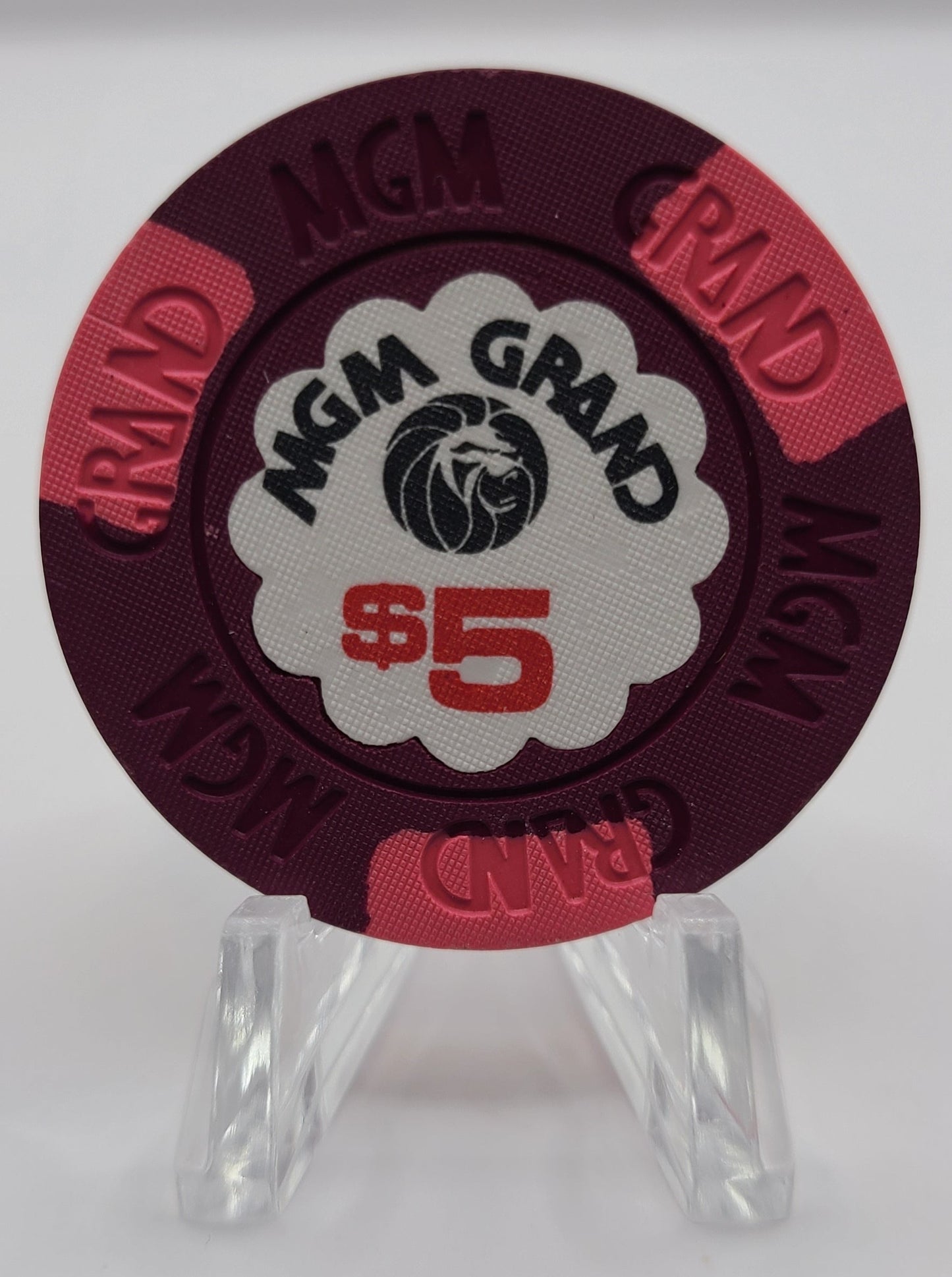 MGM Grand Casino Las Vegas NV 1973 $5 Chip N1904