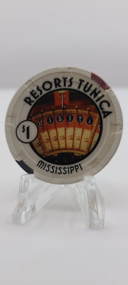 Resorts Tunica Riverboat Casino Tunica Mississippi $1 Chip