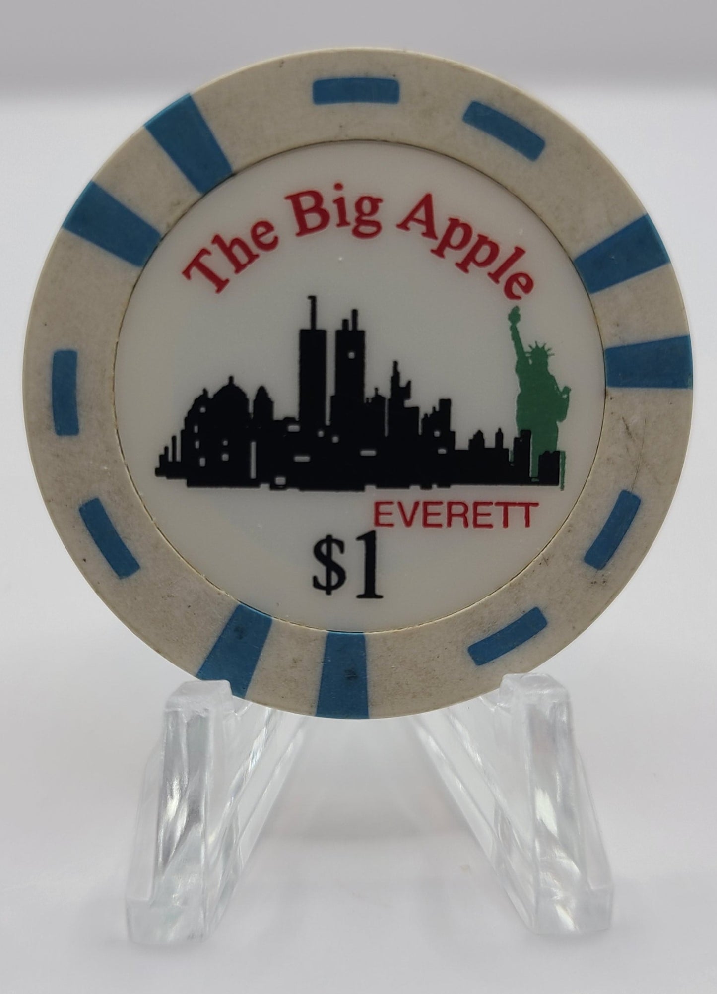 Big Apple Casino Everett Washington $1 Chip