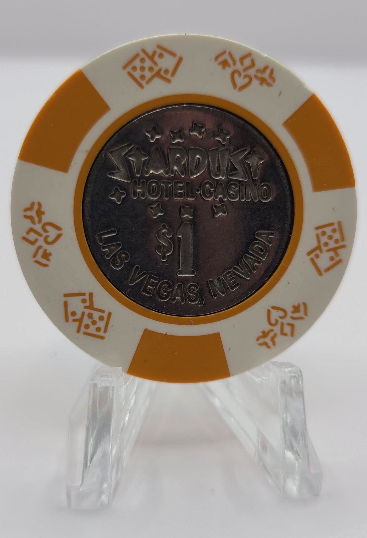 Stardust Casino Las Vegas NV $1 Coin Inlay Chip N2230