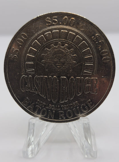 Casino Rouge Baton Rouge LA $5 Gaming Token