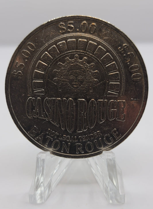 Casino Rouge Baton Rouge LA $5 Gaming Token