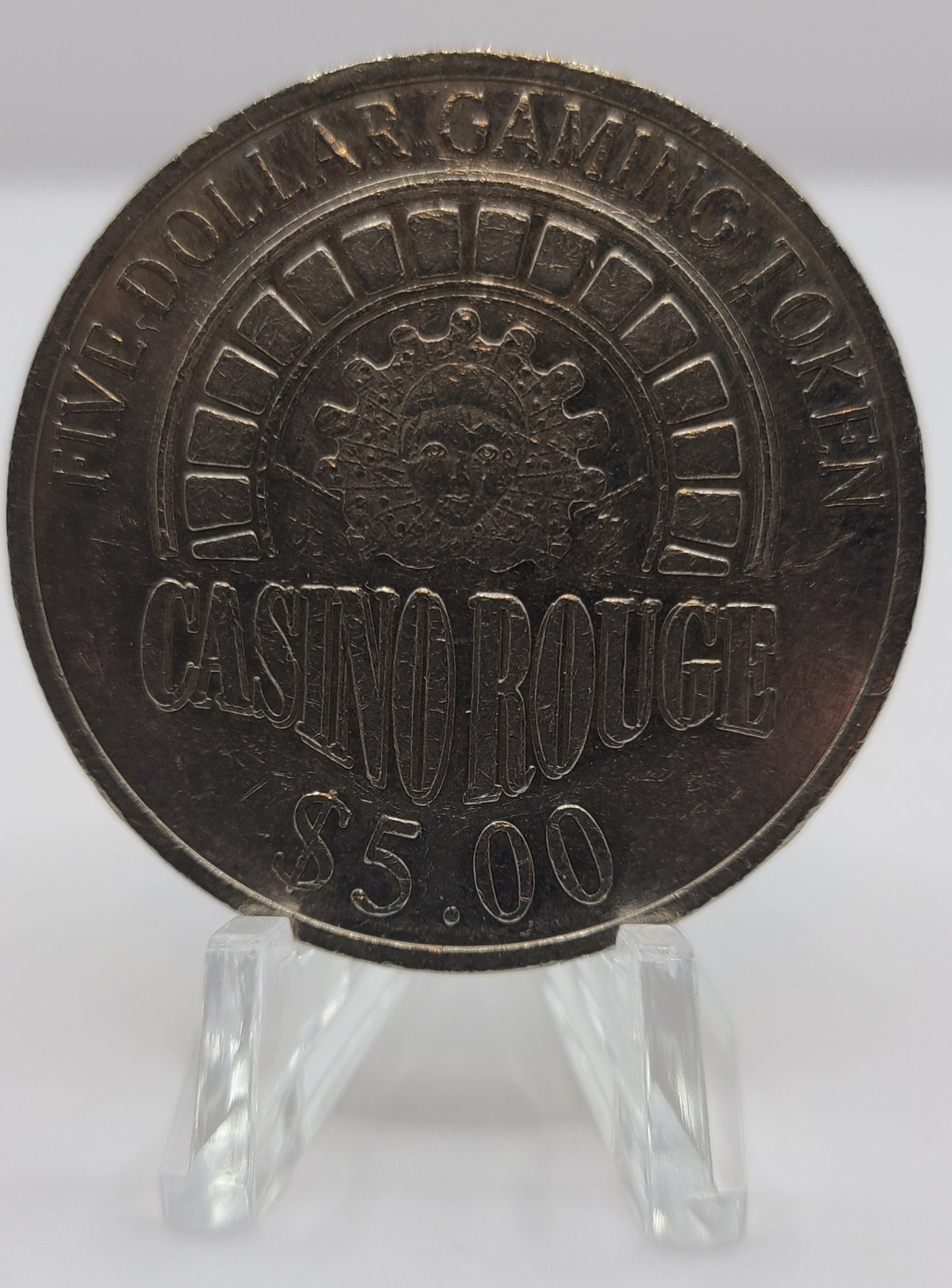 Casino Rouge Baton Rouge LA $5 Gaming Token