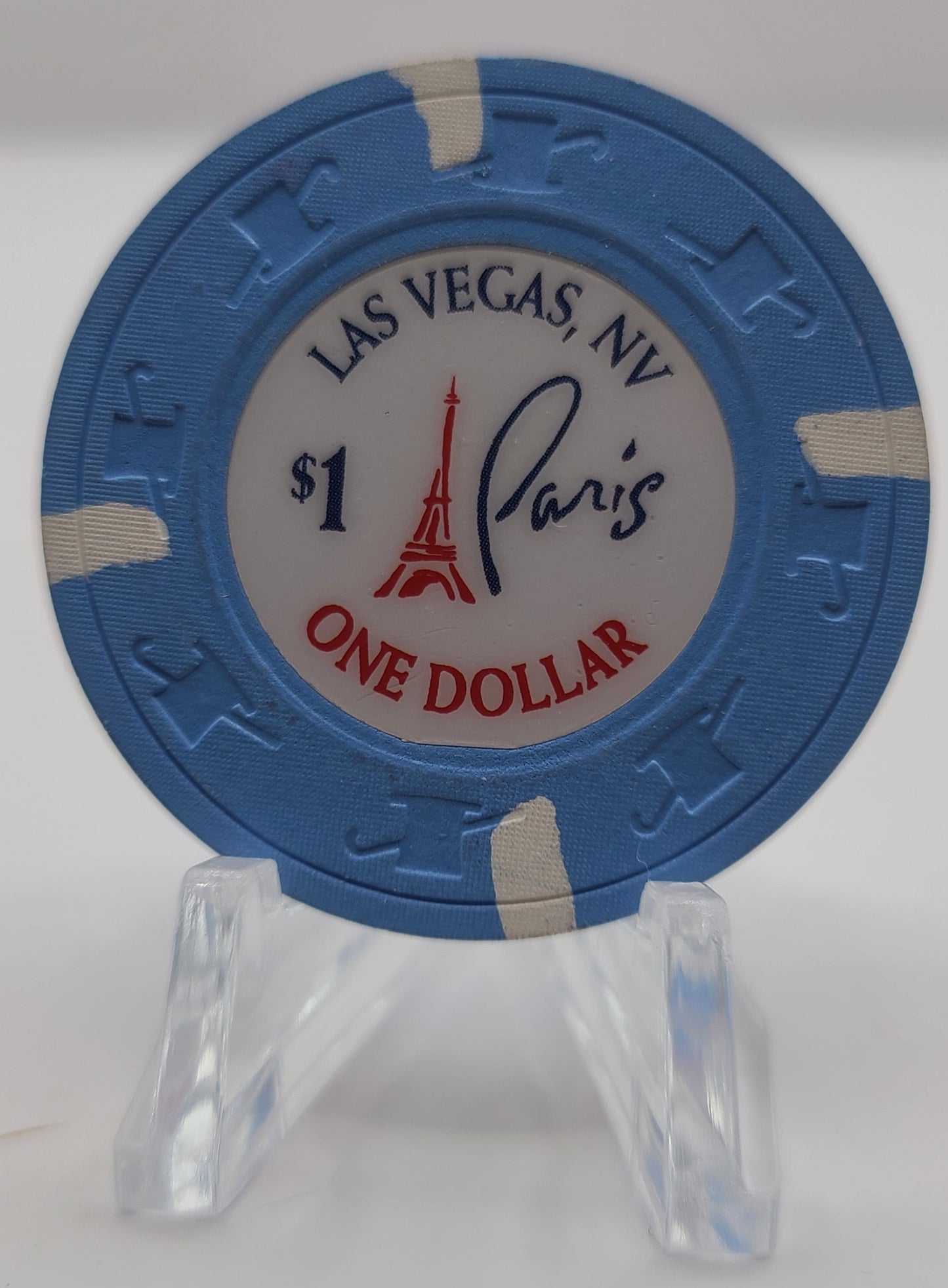 Paris Casino Las Vegas NV 2008 $1 Chip E8204