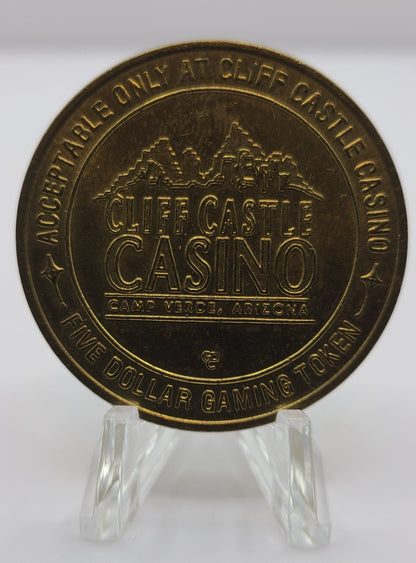 Cliff Castle Casino Camp Verde AZ $5 Gaming Token