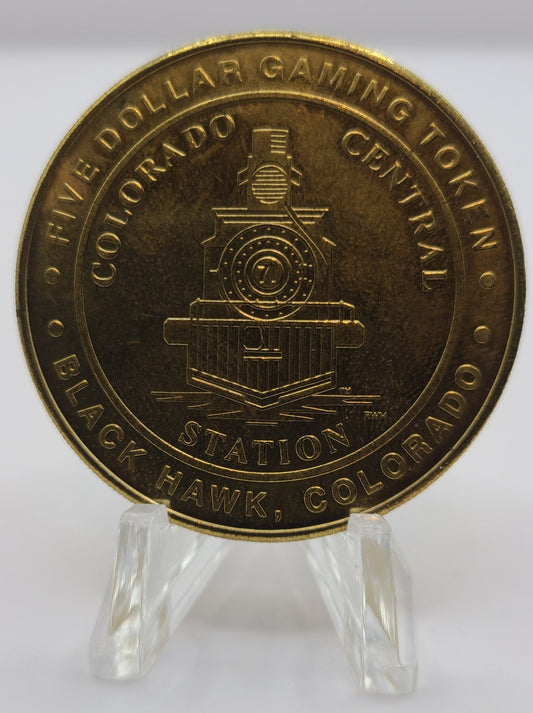 Colorado Central Station Casino CO "Millennium" $5 Gaming Token