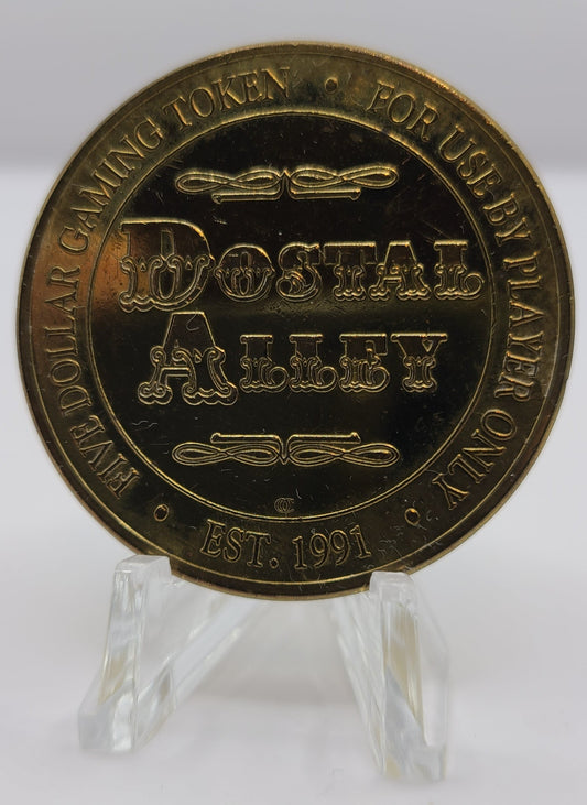 Dostal Alley Central City CO $5 Gaming Token